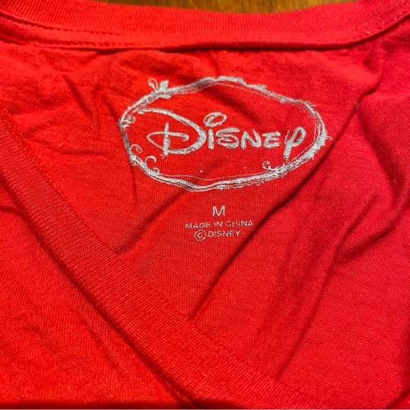 Minnie Mouse Red V-neck T-shirt size medium - Picture 2 of 8